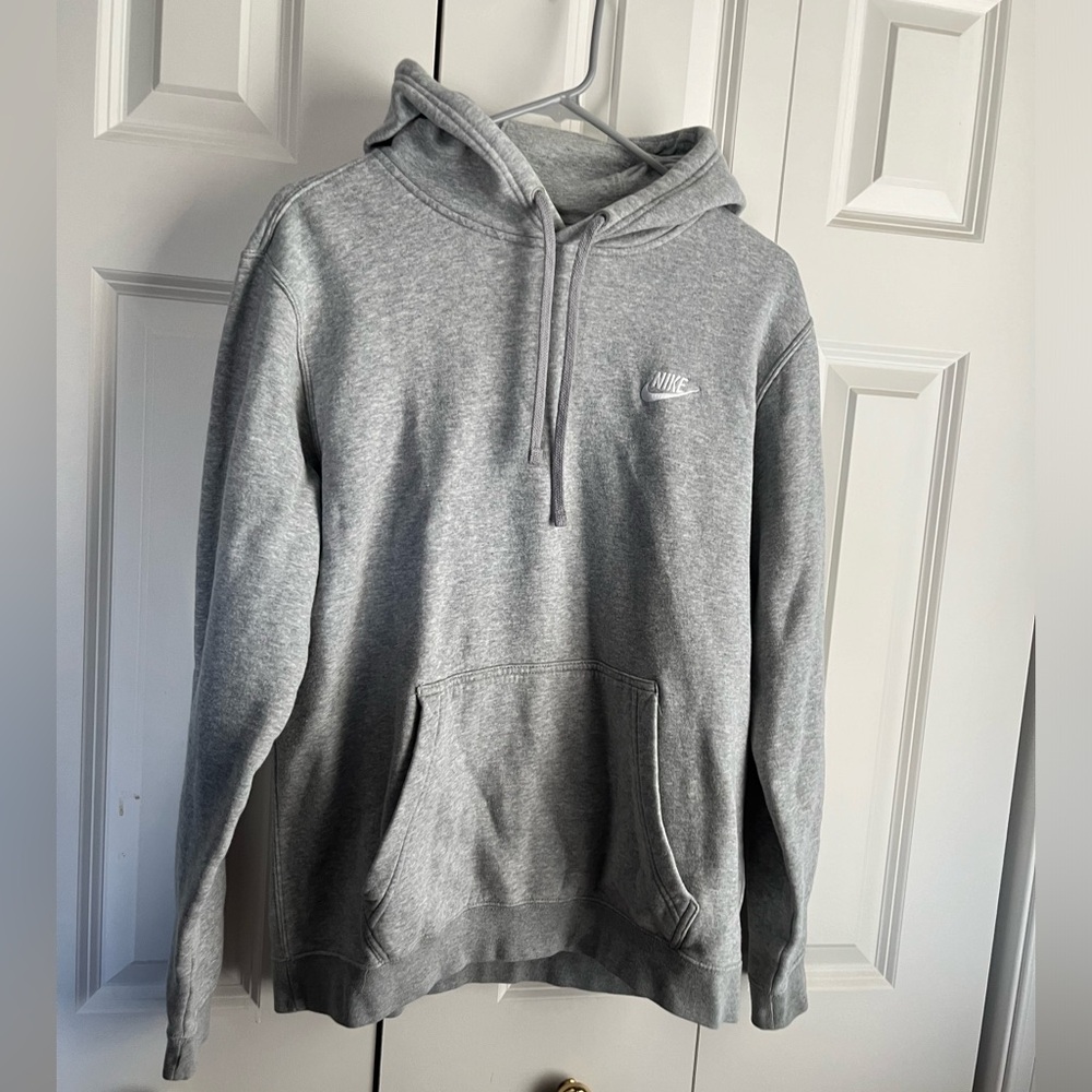 NIKE Light Gray Pullover Hoodie